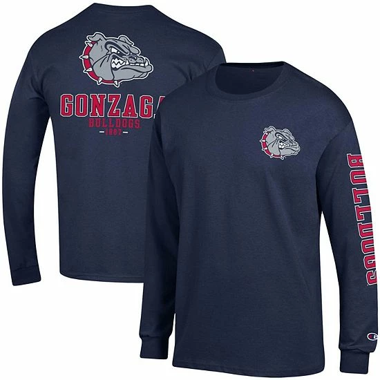 Men's Champion Navy Gonzaga Bulldogs Team Stack Long Sleeve T-Shirt Men's Champion Navy Gonzaga Bulldogs Team Stack Long Sleeve T-Shirt -Champion shop unnamed file 5173