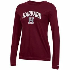 Women's Champion Crimson Harvard Crimson University Arch Logo Long Sleeve T-Shirt 4 Women's Champion Crimson Harvard Crimson University Arch Logo Long Sleeve T-Shirt -Champion shop unnamed file 5234
