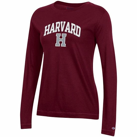 Women's Champion Crimson Harvard Crimson University Arch Logo Long Sleeve T-Shirt Women's Champion Crimson Harvard Crimson University Arch Logo Long Sleeve T-Shirt -Champion shop unnamed file 5234