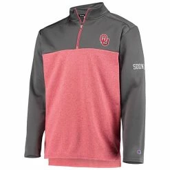 Men's Champion Crimson Oklahoma Sooners Gameday Quarter-Zip Jacket -Champion shop unnamed file 5242