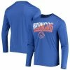 Men's Champion Royal Boise State Broncos Wordmark Slash Long Sleeve T-Shirt -Champion shop unnamed file 5260