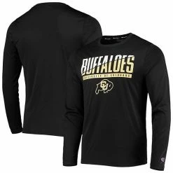 Men's Champion Black Colorado Buffaloes Wordmark Slash Long Sleeve T-Shirt 3 Men's Champion Black Colorado Buffaloes Wordmark Slash Long Sleeve T-Shirt -Champion shop unnamed file 5291