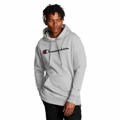 Men's Champion® Powerblend Fleece Graphic Pullover Hoodie Classic Sky Blue -Champion shop unnamed file 53