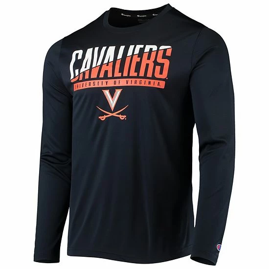 Men's Champion Navy Virginia Cavaliers Wordmark Slash Long Sleeve T-Shirt Men's Champion Navy Virginia Cavaliers Wordmark Slash Long Sleeve T-Shirt -Champion shop unnamed file 5300