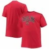 Men's Champion Garnet South Carolina Gamecocks Big & Tall Arch Over Wordmark T-Shirt