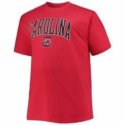 Men's Champion Garnet South Carolina Gamecocks Big & Tall Arch Over Wordmark T-Shirt -Champion shop unnamed file 5313