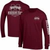 Men's Champion Maroon Mississippi State Bulldogs Team Stack Long Sleeve T-Shirt -Champion shop unnamed file 5341