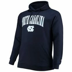 Men's Champion Navy North Carolina Tar Heels Big & Tall Arch Over Logo Powerblend Pullover Hoodie -Champion shop unnamed file 5353
