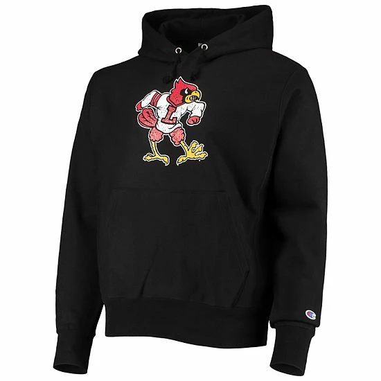 Men's Champion Black Louisville Cardinals Vault Logo Reverse Weave Pullover Hoodie Men's Champion Black Louisville Cardinals Vault Logo Reverse Weave Pullover Hoodie -Champion shop unnamed file 5372
