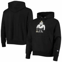 Men's Champion Black Purdue Boilermakers Vault Logo Reverse Weave Pullover Hoodie -Champion shop unnamed file 5375