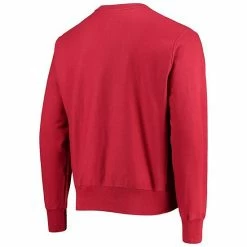 Men's Champion Crimson Indiana Hoosiers Vault Logo Reverse Weave Pullover Sweatshirt -Champion shop unnamed file 5393