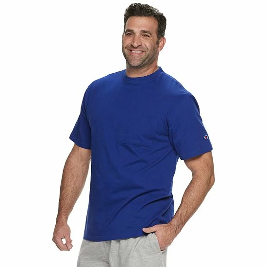 Big & Tall Champion® Solid Crewneck Pocket Tee Midnight Vista Blue Big & Tall Champion® Solid Crewneck Pocket Tee Midnight Vista Blue -Champion shop unnamed file 543