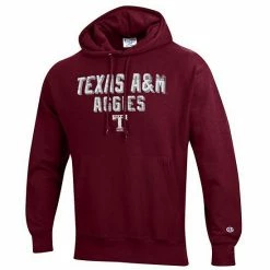 Men's Champion Maroon Texas A&M Aggies 12th Man Centennial Vault Collection Pullover Hoodie -Champion shop unnamed file 5476