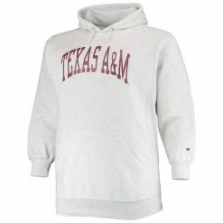 Men's Champion Heathered Gray Texas A&M Aggies Big & Tall Reverse Weave Fleece Pullover Hoodie Sweatshirt 4 Men's Champion Heathered Gray Texas A&M Aggies Big & Tall Reverse Weave Fleece Pullover Hoodie Sweatshirt -Champion shop unnamed file 5494
