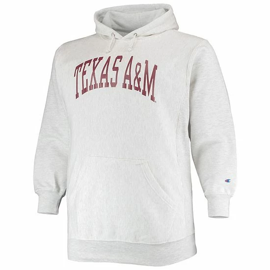 Men's Champion Heathered Gray Texas A&M Aggies Big & Tall Reverse Weave Fleece Pullover Hoodie Sweatshirt Men's Champion Heathered Gray Texas A&M Aggies Big & Tall Reverse Weave Fleece Pullover Hoodie Sweatshirt -Champion shop unnamed file 5494