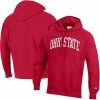 Men's Champion Scarlet Ohio State Buckeyes Big & Tall Reverse Weave Fleece Pullover Hoodie Sweatshirt -Champion shop unnamed file 5496