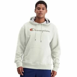 Men's Champion® Powerblend Fleece Graphic Pullover Hoodie Classic Sky Blue -Champion shop unnamed file 55