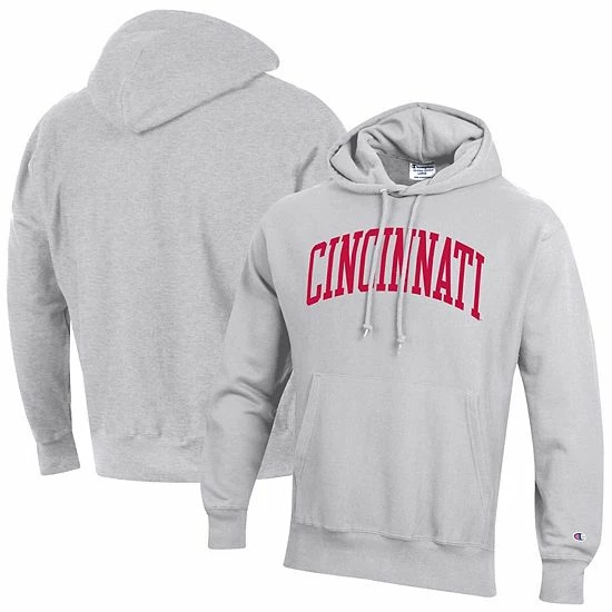 Men's Champion Heathered Gray Cincinnati Bearcats Team Arch Reverse Weave Pullover Hoodie Men's Champion Heathered Gray Cincinnati Bearcats Team Arch Reverse Weave Pullover Hoodie -Champion shop unnamed file 5503
