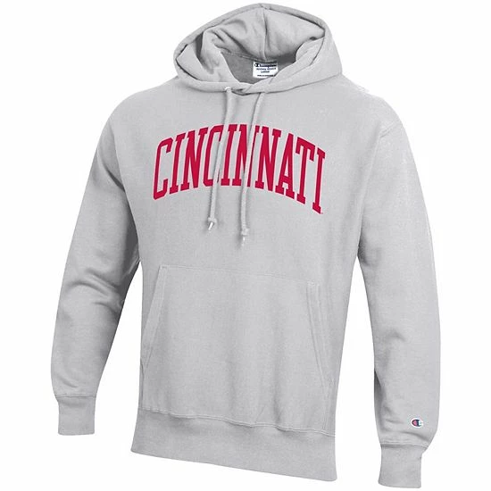Men's Champion Heathered Gray Cincinnati Bearcats Team Arch Reverse Weave Pullover Hoodie Men's Champion Heathered Gray Cincinnati Bearcats Team Arch Reverse Weave Pullover Hoodie -Champion shop unnamed file 5505