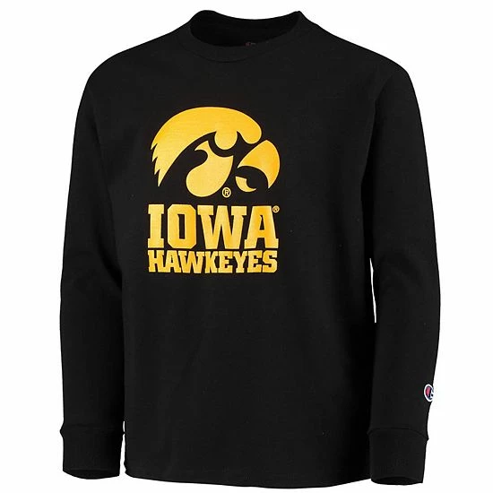 Youth Champion Black Iowa Hawkeyes Lockup Long Sleeve T-Shirt Youth Champion Black Iowa Hawkeyes Lockup Long Sleeve T-Shirt -Champion shop unnamed file 5513