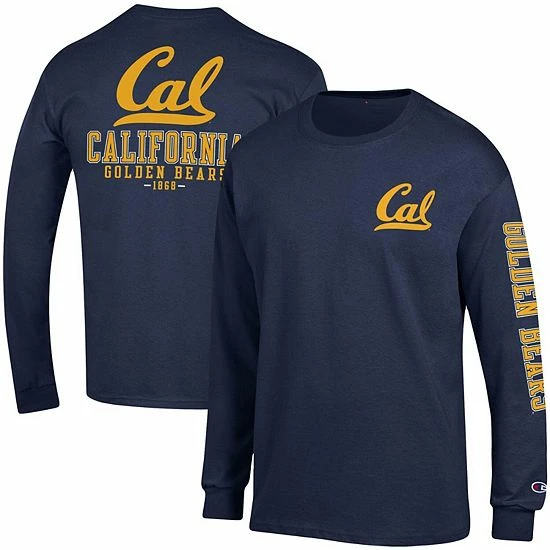 Men's Champion Navy Cal Bears Team Stack Long Sleeve T-Shirt Men's Champion Navy Cal Bears Team Stack Long Sleeve T-Shirt -Champion shop unnamed file 5516