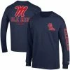 Men's Champion Navy Ole Miss Rebels Team Stack Long Sleeve T-Shirt 1 Men's Champion Navy Ole Miss Rebels Team Stack Long Sleeve T-Shirt -Champion shop unnamed file 5523
