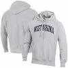 Men's Champion Heathered Gray West Virginia Mountaineers Team Arch Reverse Weave Pullover Hoodie 2 Men's Champion Heathered Gray West Virginia Mountaineers Team Arch Reverse Weave Pullover Hoodie -Champion shop unnamed file 5558