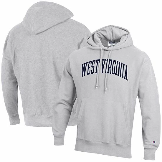 Men's Champion Heathered Gray West Virginia Mountaineers Team Arch Reverse Weave Pullover Hoodie Men's Champion Heathered Gray West Virginia Mountaineers Team Arch Reverse Weave Pullover Hoodie -Champion shop unnamed file 5558