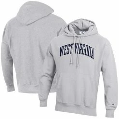 Men's Champion Heathered Gray West Virginia Mountaineers Team Arch Reverse Weave Pullover Hoodie 3 Men's Champion Heathered Gray West Virginia Mountaineers Team Arch Reverse Weave Pullover Hoodie -Champion shop unnamed file 5559