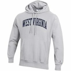 Men's Champion Heathered Gray West Virginia Mountaineers Team Arch Reverse Weave Pullover Hoodie 4 Men's Champion Heathered Gray West Virginia Mountaineers Team Arch Reverse Weave Pullover Hoodie -Champion shop unnamed file 5560