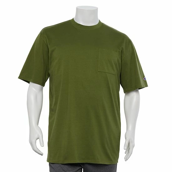 Big & Tall Champion® Solid Crewneck Pocket Tee Midnight Vista Blue Big & Tall Champion® Solid Crewneck Pocket Tee Midnight Vista Blue -Champion shop unnamed file 558