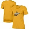 Women's Champion Gold West Virginia Mountaineers 2021 Official Fan T-shirt -Champion shop unnamed file 5582