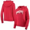 Women's Champion Scarlet Ohio State Buckeyes Arch Raglan Pullover Hoodie 2 Women's Champion Scarlet Ohio State Buckeyes Arch Raglan Pullover Hoodie -Champion shop unnamed file 5585