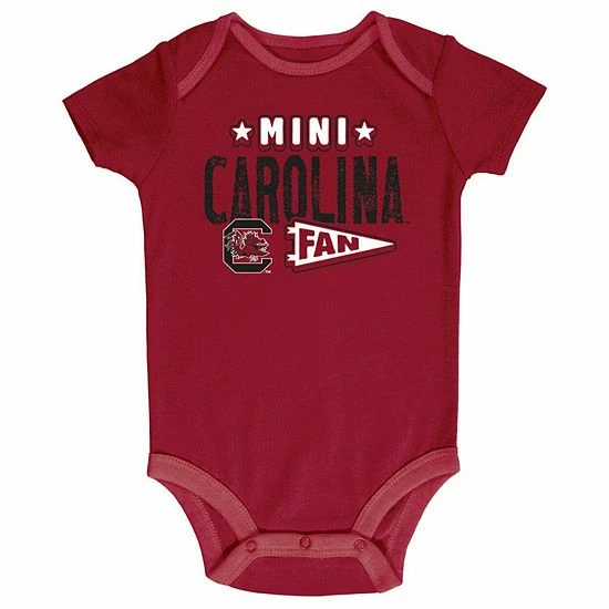 Newborn & Infant Champion Garnet/Heather Gray/White South Carolina Gamecocks Three-Pack Bodysuit Set Newborn & Infant Champion Garnet/Heather Gray/White South Carolina Gamecocks Three-Pack Bodysuit Set -Champion shop unnamed file 5591