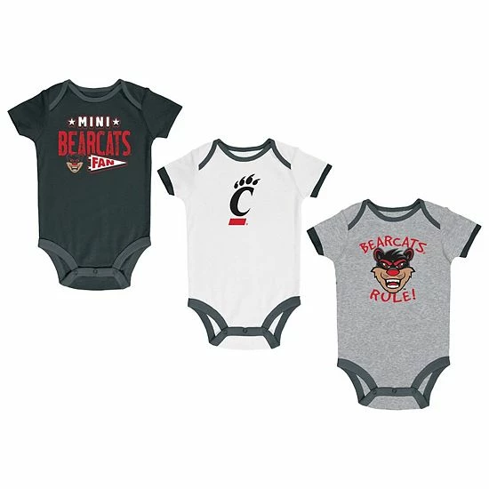 Newborn & Infant Champion Red/Heather Gray/White Cincinnati Bearcats Three-Pack Bodysuit Set Newborn & Infant Champion Red/Heather Gray/White Cincinnati Bearcats Three-Pack Bodysuit Set -Champion shop unnamed file 5595
