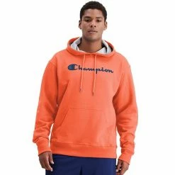 Men's Champion® Powerblend Fleece Graphic Pullover Hoodie Classic Sky Blue -Champion shop unnamed file 56