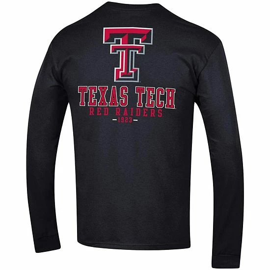 Men's Champion Black Texas Tech Red Raiders Team Stack Long Sleeve T-Shirt Men's Champion Black Texas Tech Red Raiders Team Stack Long Sleeve T-Shirt -Champion shop unnamed file 5631