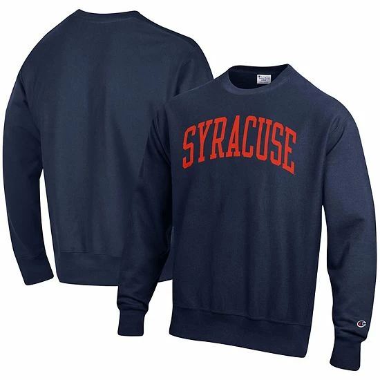 Men's Champion Navy Syracuse Orange Arch Reverse Weave Pullover Sweatshirt Men's Champion Navy Syracuse Orange Arch Reverse Weave Pullover Sweatshirt -Champion shop unnamed file 5687