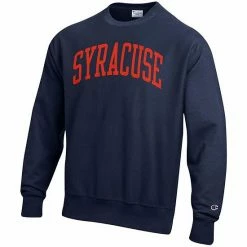 Men's Champion Navy Syracuse Orange Arch Reverse Weave Pullover Sweatshirt 4 Men's Champion Navy Syracuse Orange Arch Reverse Weave Pullover Sweatshirt -Champion shop unnamed file 5688