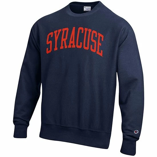 Men's Champion Navy Syracuse Orange Arch Reverse Weave Pullover Sweatshirt Men's Champion Navy Syracuse Orange Arch Reverse Weave Pullover Sweatshirt -Champion shop unnamed file 5688