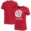 Women's Champion Crimson Oklahoma Sooners Game Of The Century 50th Anniversary Disco T-Shirt -Champion shop unnamed file 5700