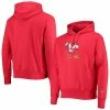 Men's Champion Red Louisville Cardinals Vault Logo Reverse Weave Pullover Hoodie -Champion shop unnamed file 5707