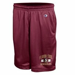 Men's Champion Garnet Florida State Seminoles Team Classic Shorts