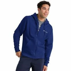 Men's Champion® Powerblend Fleece Full-Zip Hoodie Black -Champion shop unnamed file 574