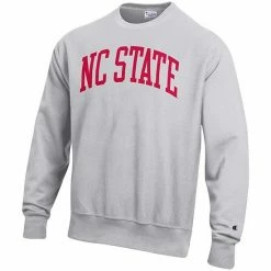 Men's Champion Heathered Gray NC State Wolfpack Arch Reverse Weave Pullover Sweatshirt 4 Men's Champion Heathered Gray NC State Wolfpack Arch Reverse Weave Pullover Sweatshirt -Champion shop unnamed file 5779