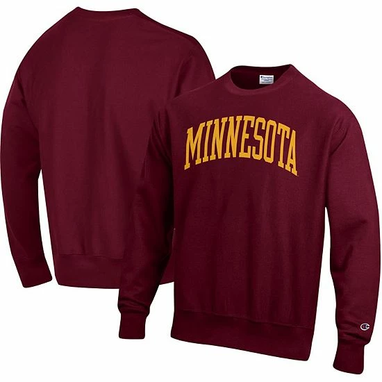 Men's Champion Maroon Minnesota Golden Gophers Arch Reverse Weave Pullover Sweatshirt Men's Champion Maroon Minnesota Golden Gophers Arch Reverse Weave Pullover Sweatshirt -Champion shop unnamed file 5794