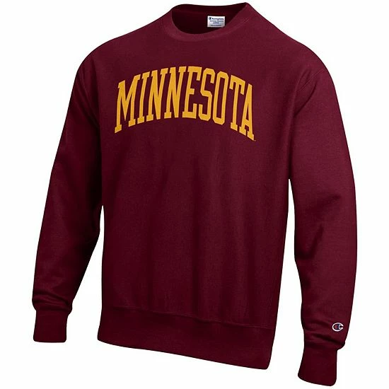 Men's Champion Maroon Minnesota Golden Gophers Arch Reverse Weave Pullover Sweatshirt Men's Champion Maroon Minnesota Golden Gophers Arch Reverse Weave Pullover Sweatshirt -Champion shop unnamed file 5796