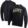 Men's Champion Black Army Black Knights Arch Reverse Weave Pullover Sweatshirt -Champion shop unnamed file 5802