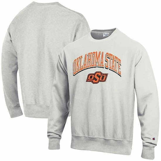 Men's Champion® Gray Oklahoma State Cowboys Arch Over Logo Reverse Weave Pullover Sweatshirt Men's Champion® Gray Oklahoma State Cowboys Arch Over Logo Reverse Weave Pullover Sweatshirt -Champion shop unnamed file 5811
