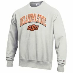Men's Champion® Gray Oklahoma State Cowboys Arch Over Logo Reverse Weave Pullover Sweatshirt 4 Men's Champion® Gray Oklahoma State Cowboys Arch Over Logo Reverse Weave Pullover Sweatshirt -Champion shop unnamed file 5812